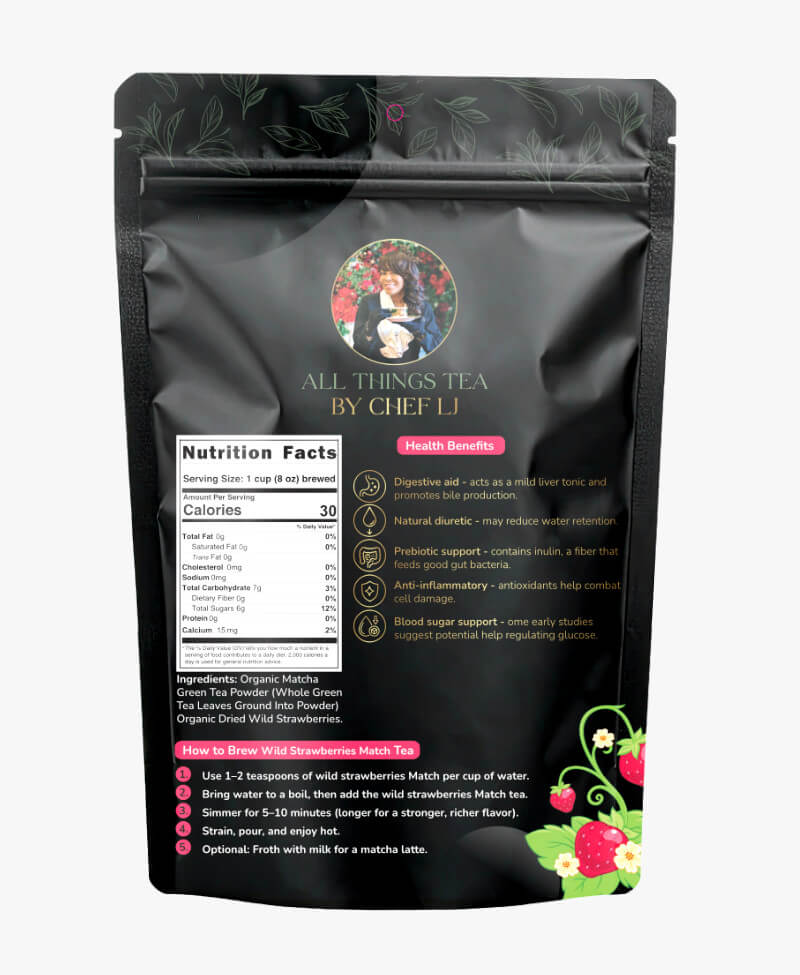 Wild Strawberry Match Tea - Image 2